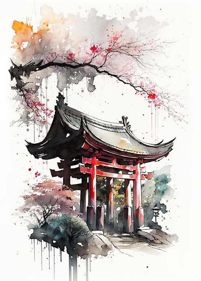 Japanese Shinto Shrine