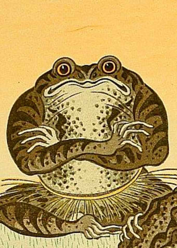 Ohara Koson Japanese Frog