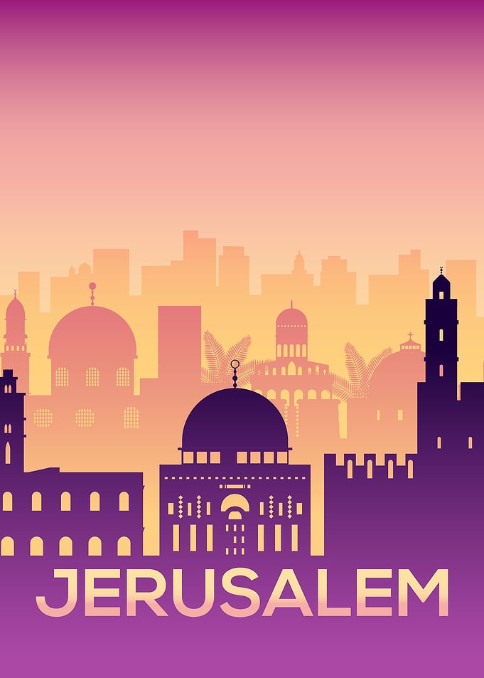 Jerusalem Travel Poster