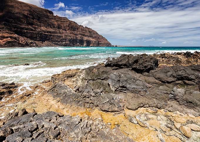 Seascape on a Spain Island