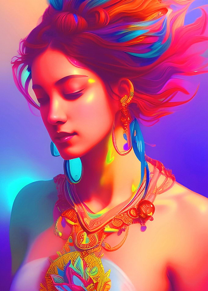 The Rainbow Lady