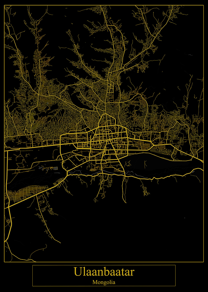 Ulaanbaatar Mongolia Map