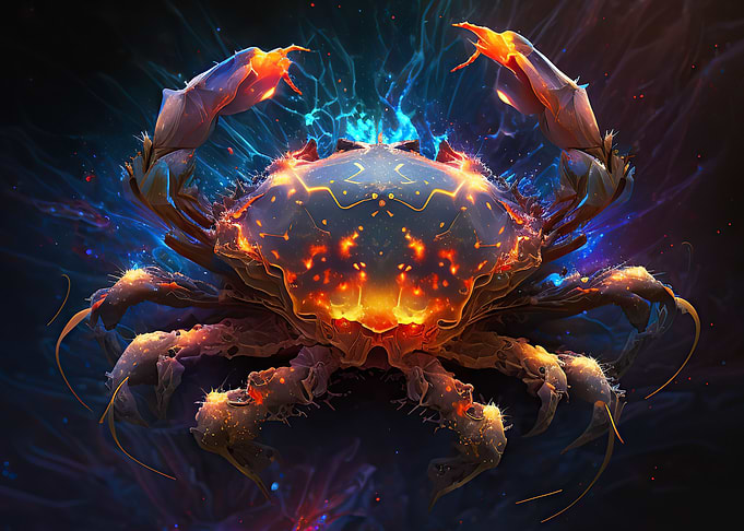 Crab neon
