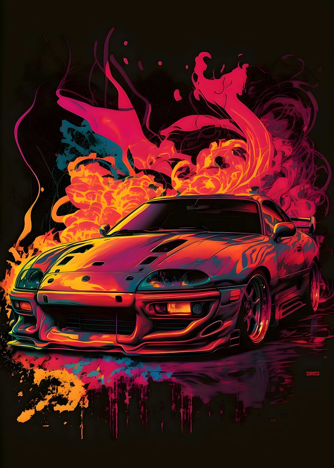 Supra Japan racing car
