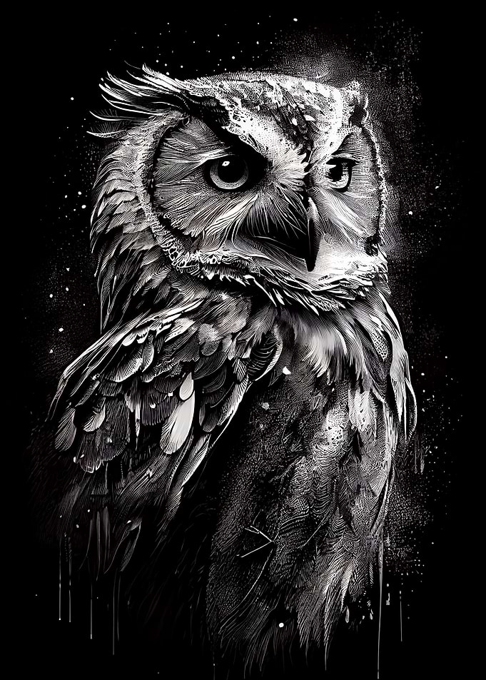 Owl Drawn