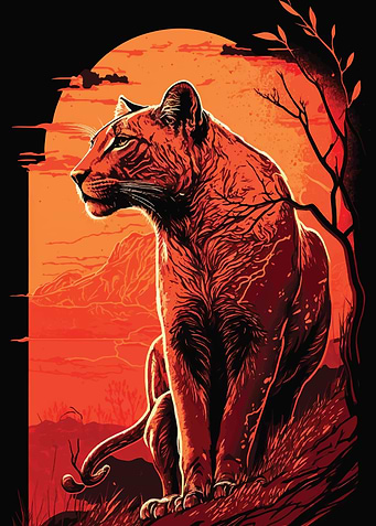 Sunset Huntress
