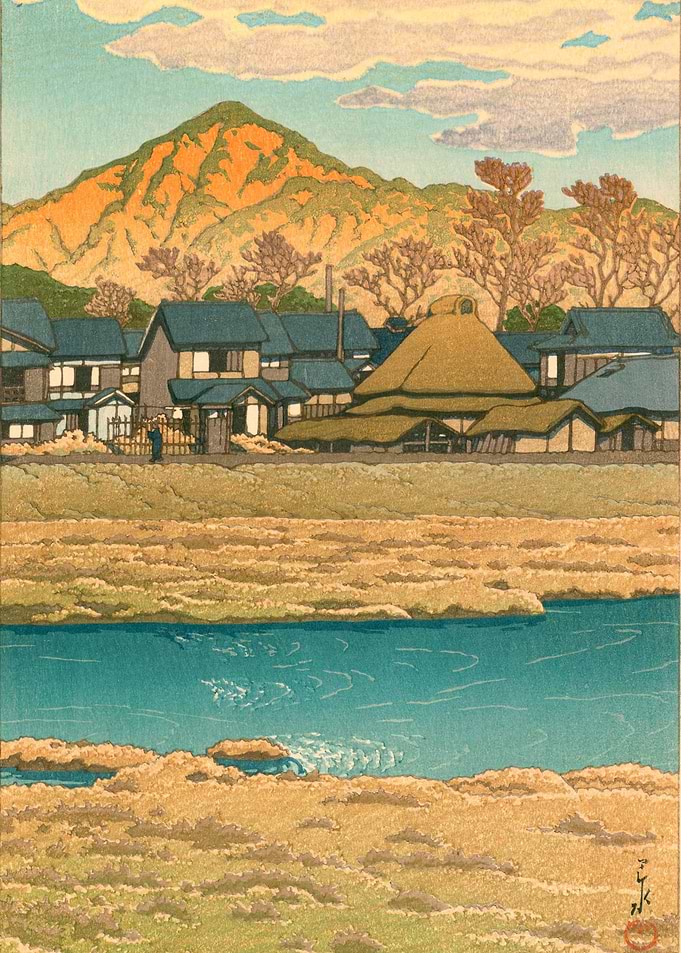 Kawase Hasui Vintage Fuji