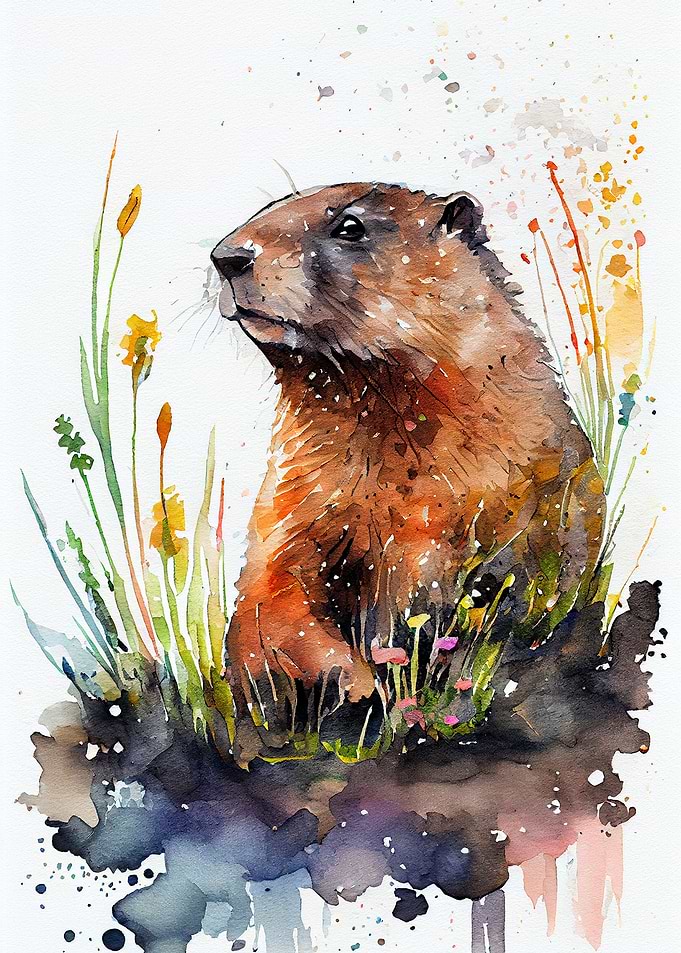 Groundhog Marmot Color