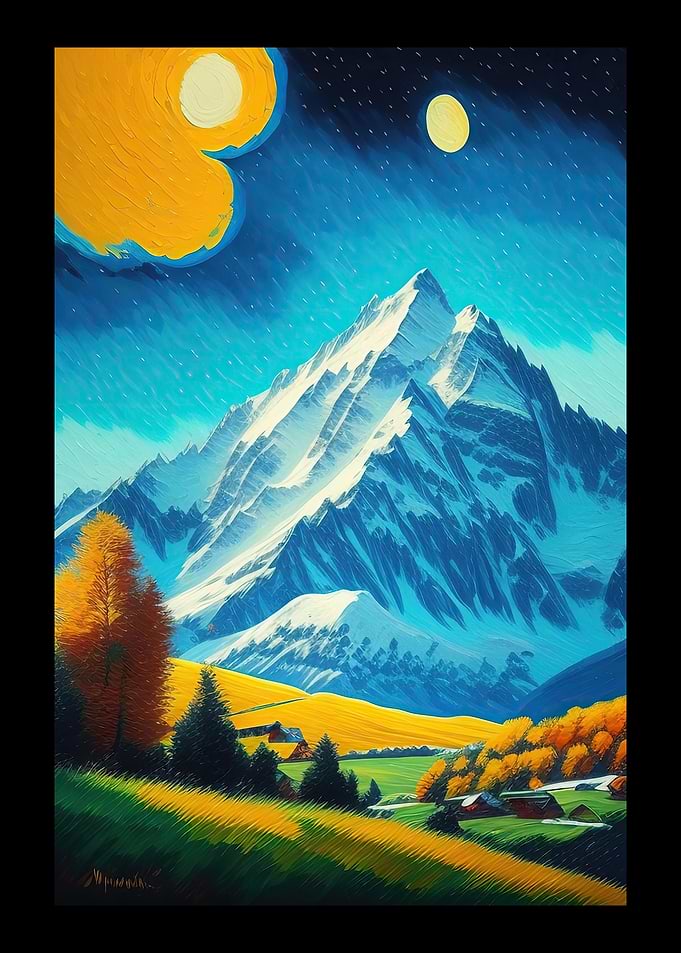 Rough Snowy Mountain