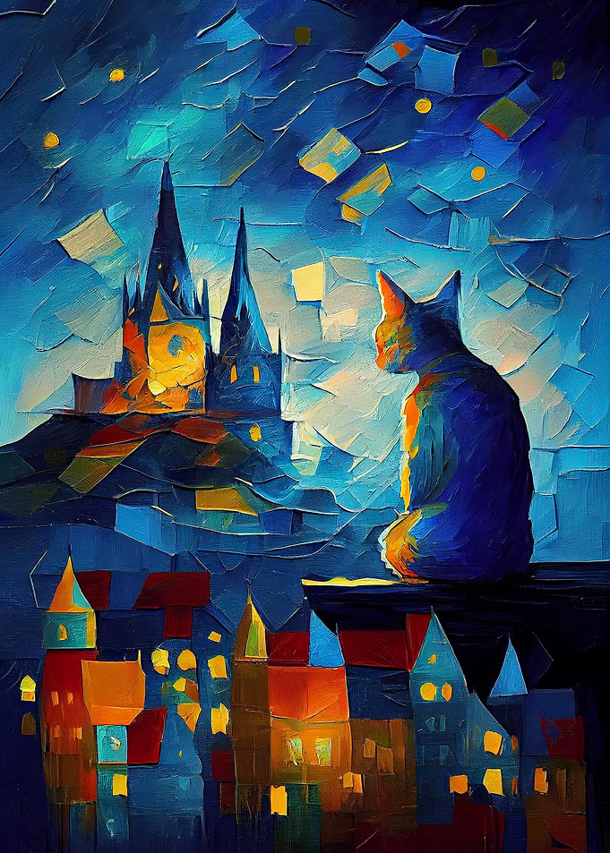 Classic Cat Art 5
