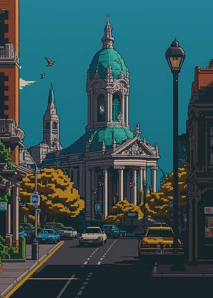 Dunedin Pixel art