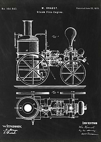 Patented Steam Fire Truck