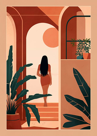 Terracotta Boho Garden