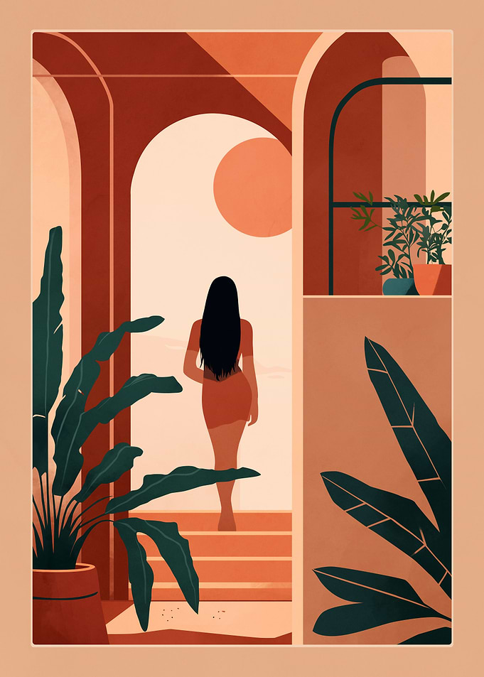 Terracotta Boho Garden