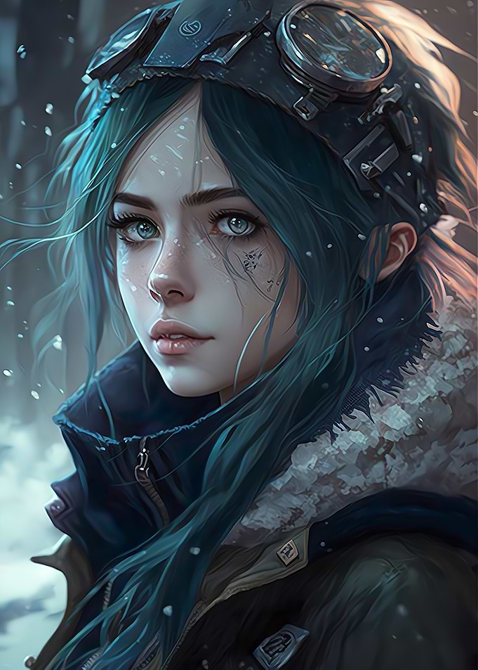Icy Anime Lady