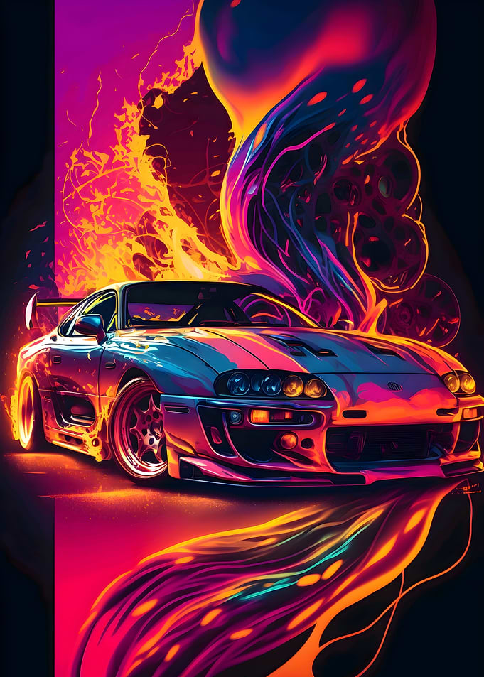 Supra Japan racing car
