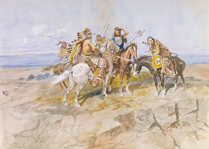 Approach of the White Men
