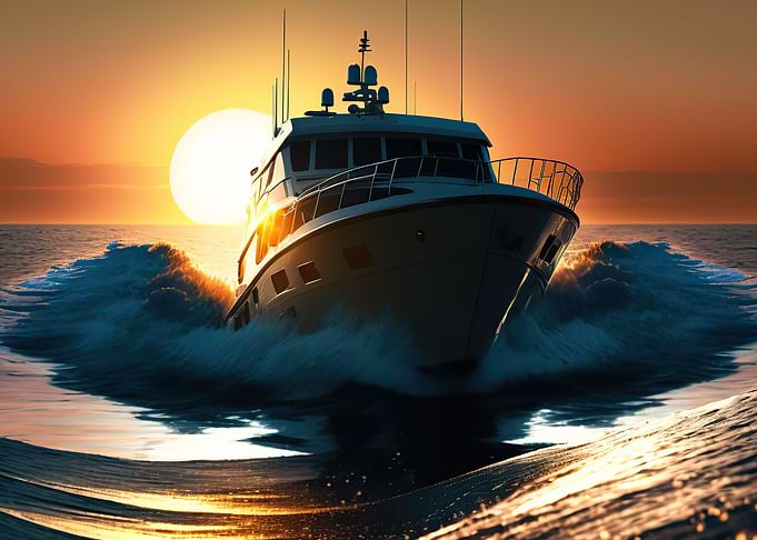 Yacht Sunset