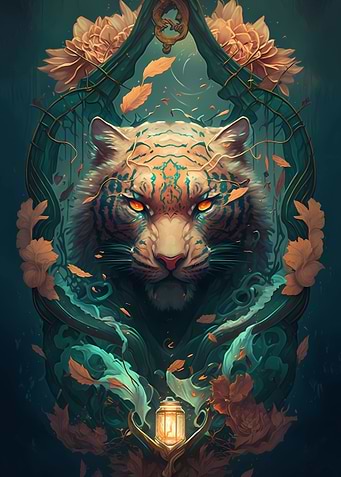 Whimsical Tiger