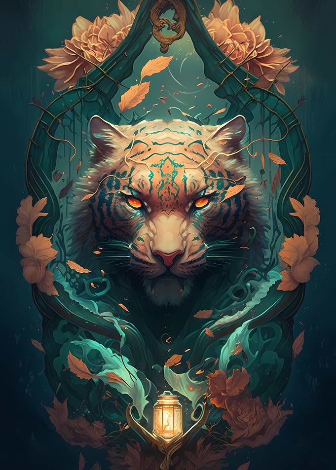 Whimsical Tiger