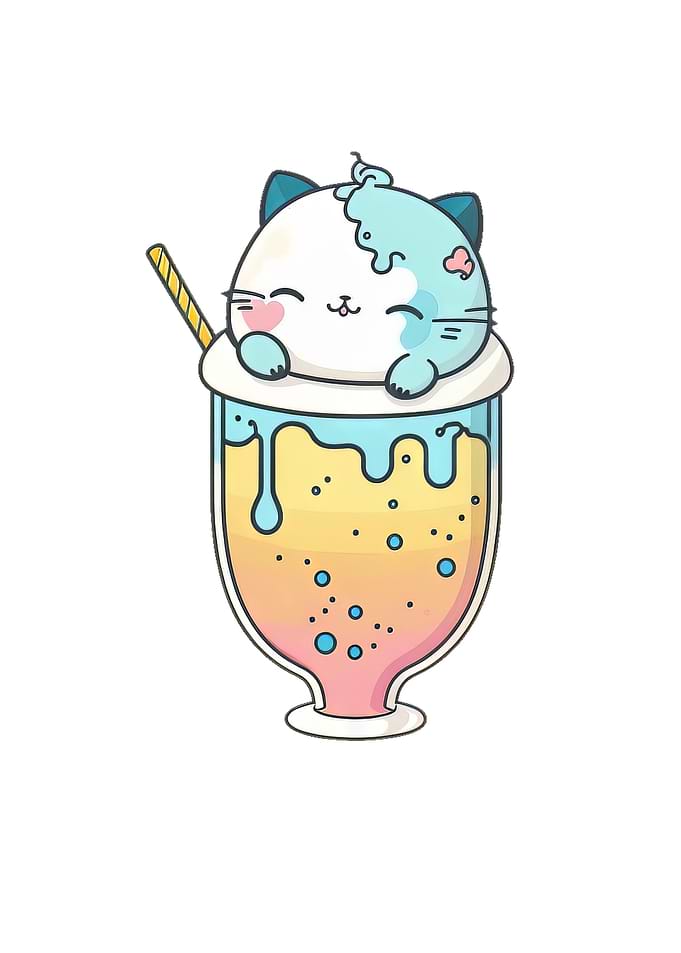 Kawaii Cute Happy Colorful