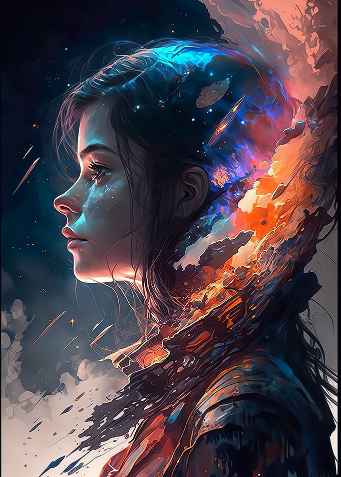 Dreaming Anime Girl