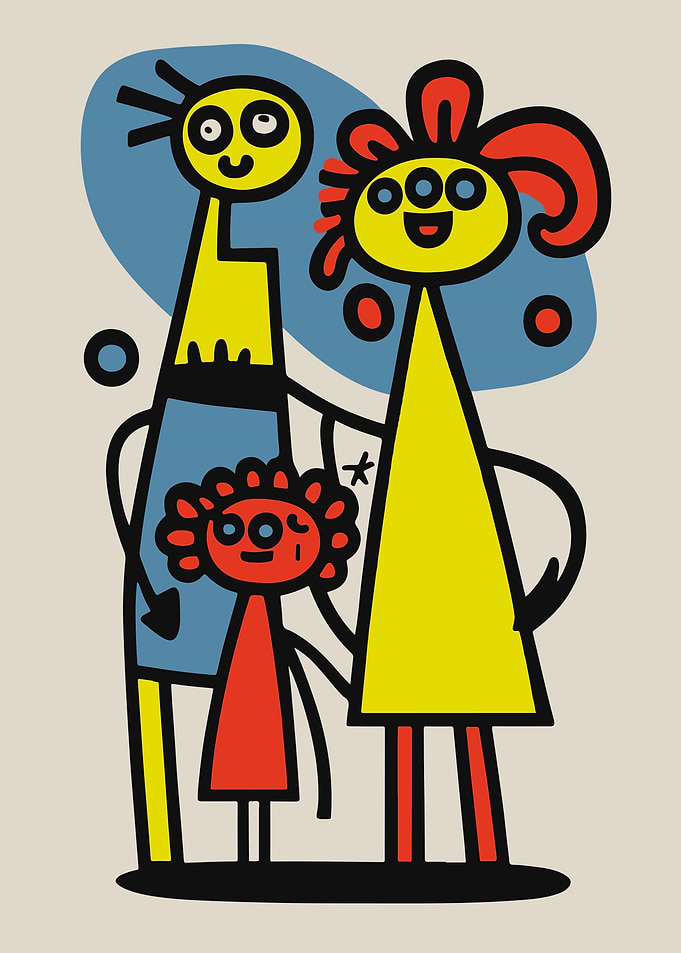 Family of three
