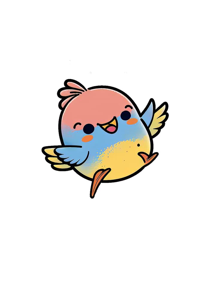 Kawaii Cute Happy Colorful