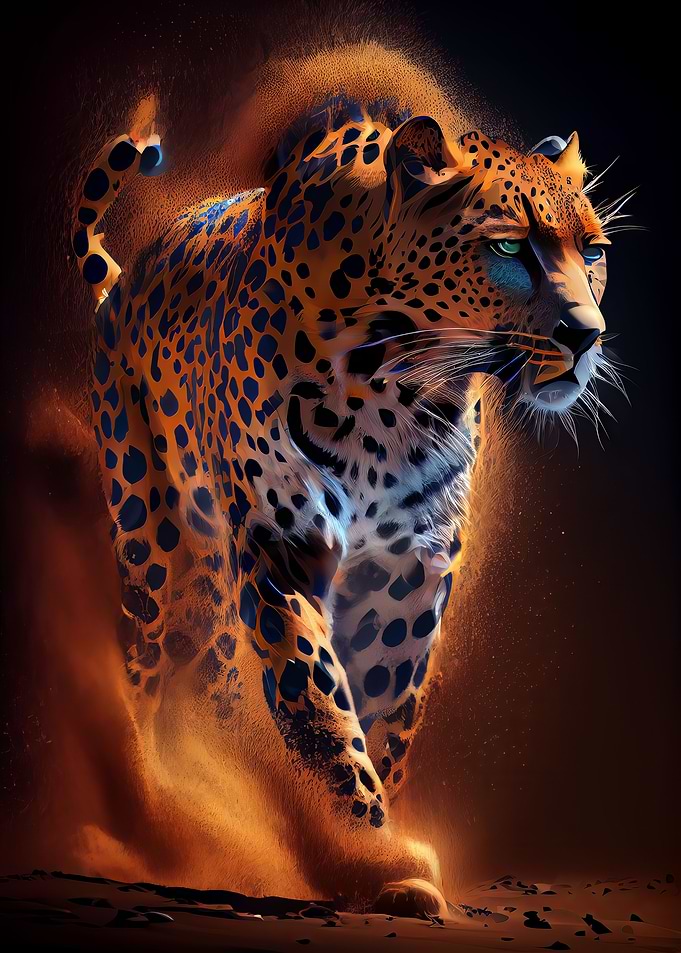 Leopard on the Run