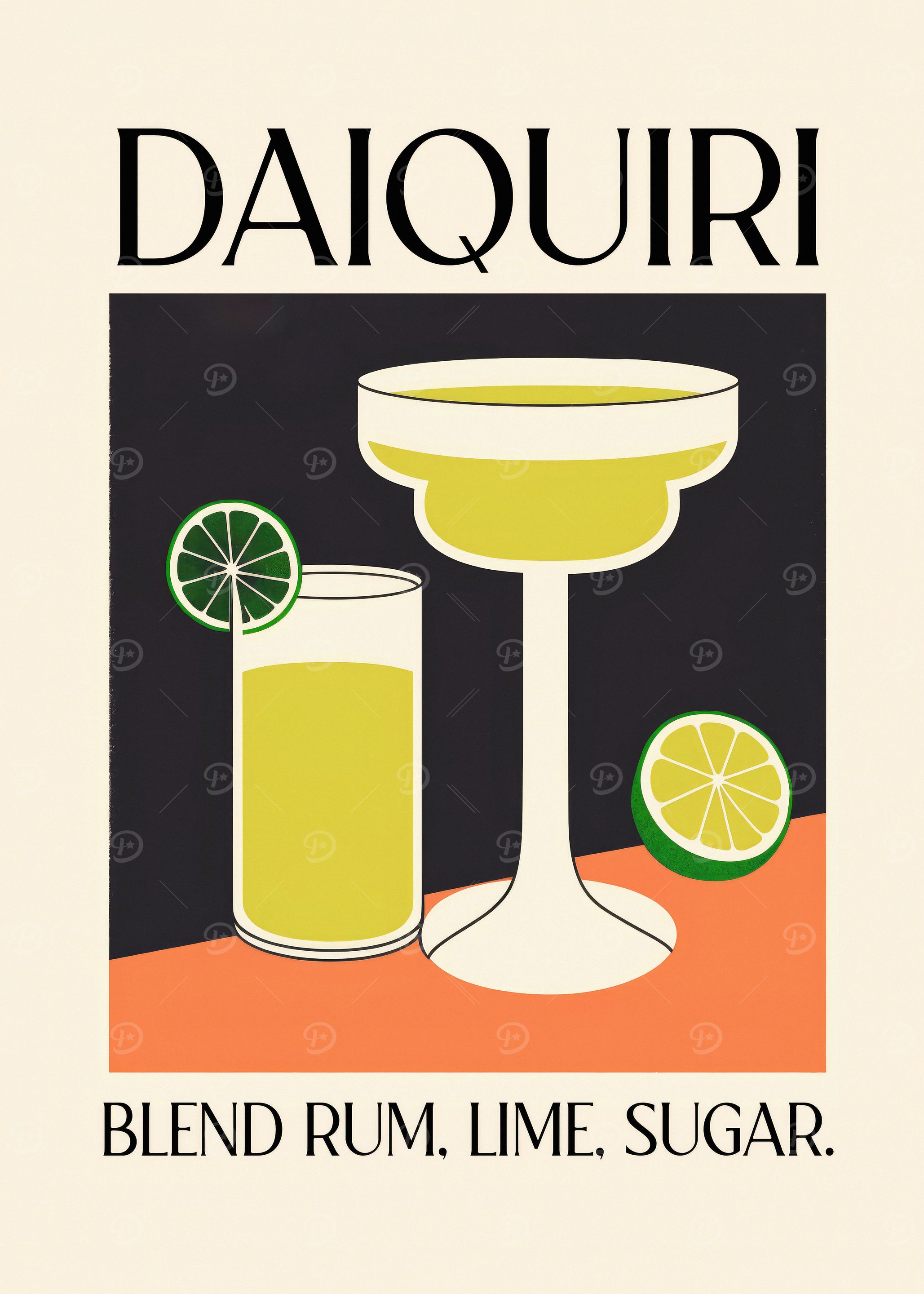 Daiquiri Cocktail Art