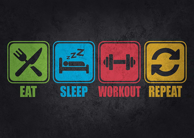 Eat Sleep Workout Repeat