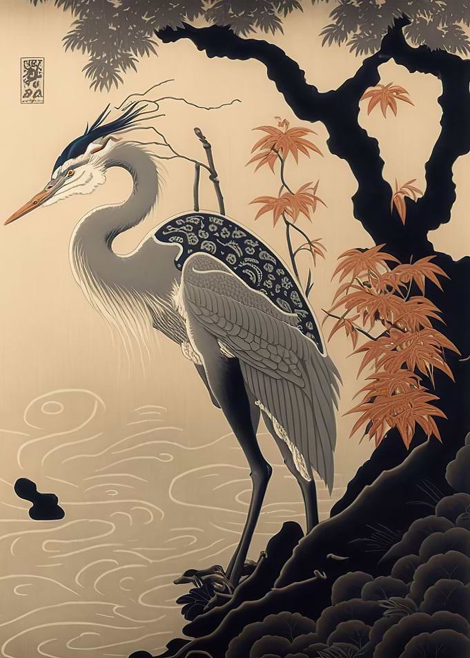 Beautiful heron