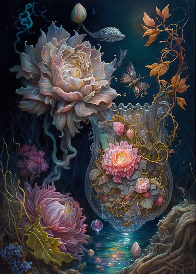 Flowers and Vase