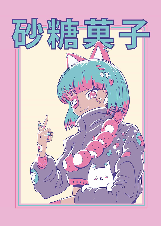 Anime Girl With Eye Patch