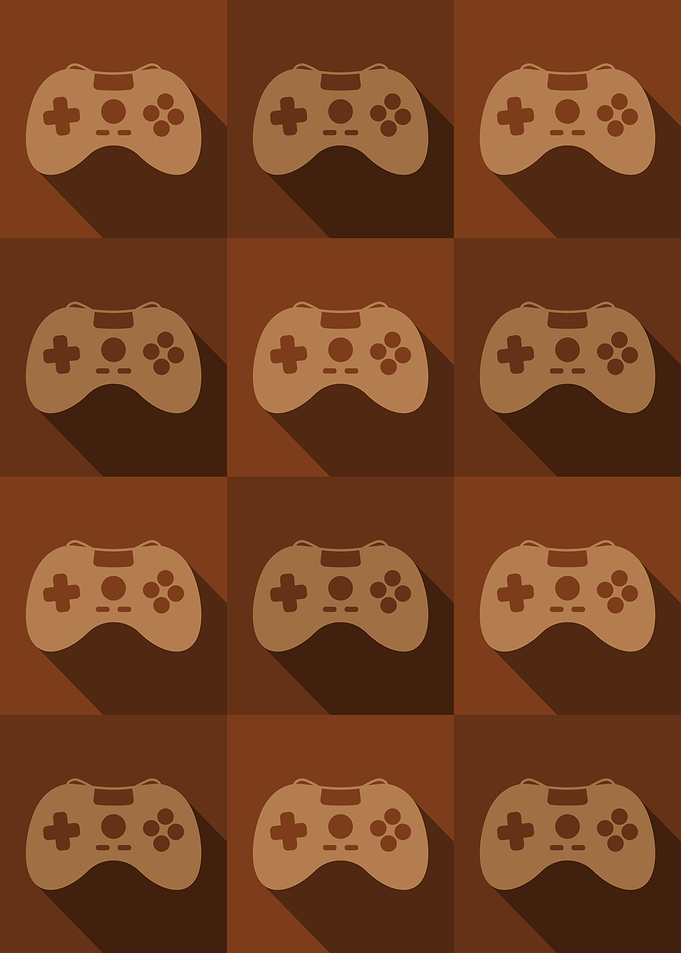 Gamer Controllers Orange