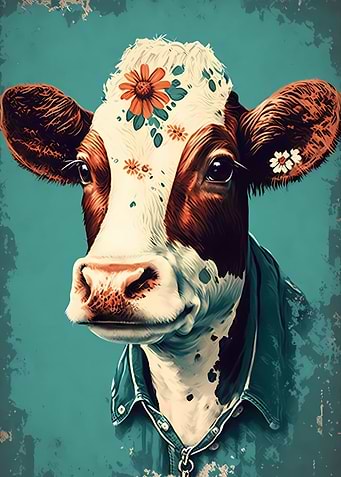 Vintage Cow