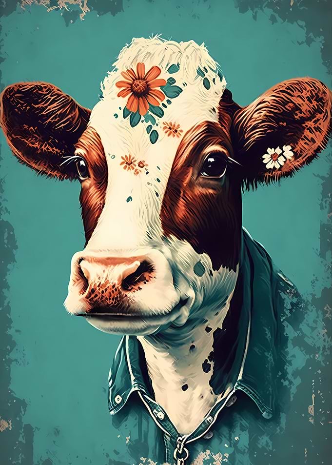 Vintage Cow