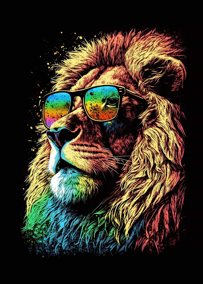 Lion in the Sun