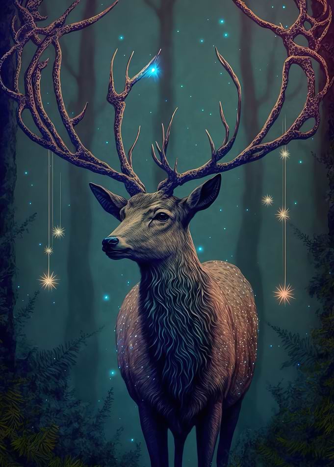 Deer neon