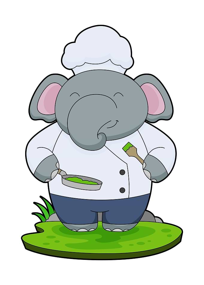 Elephant Cook Pan