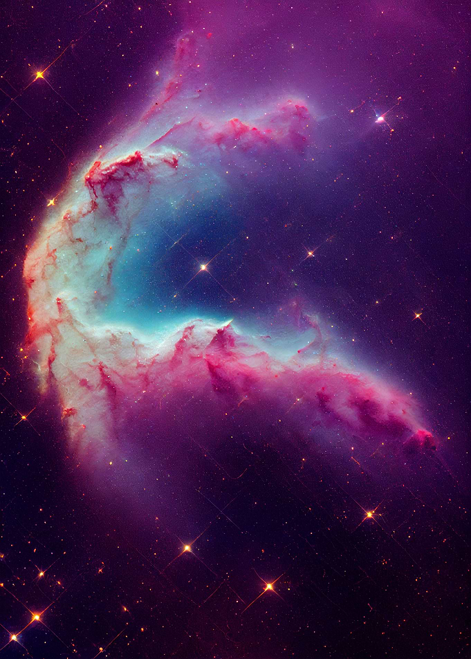 Colorful nebula