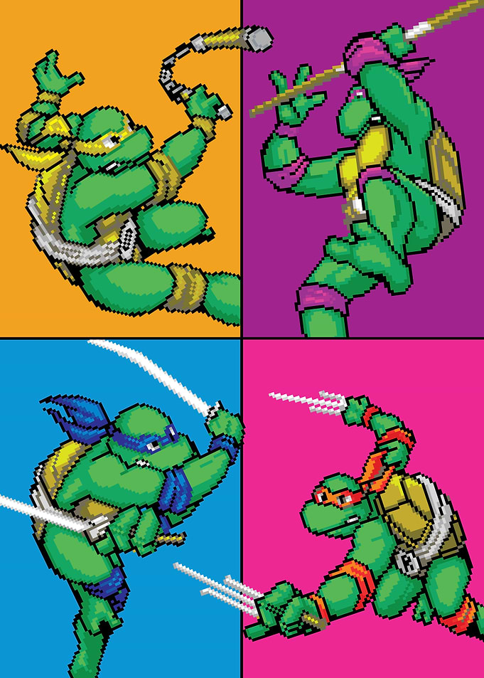 TMNT Retro Game