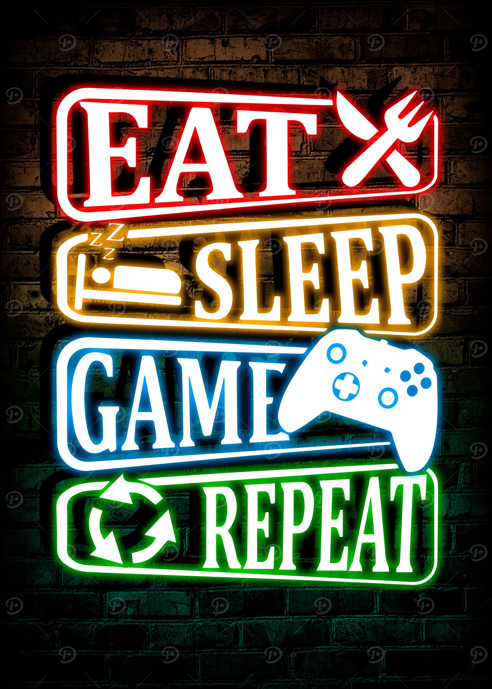 eat sleep game repeat
