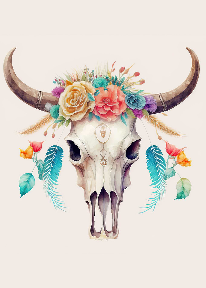 cow skull