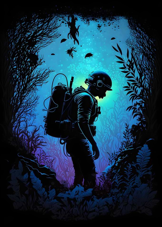 Under Water Cave Explorer