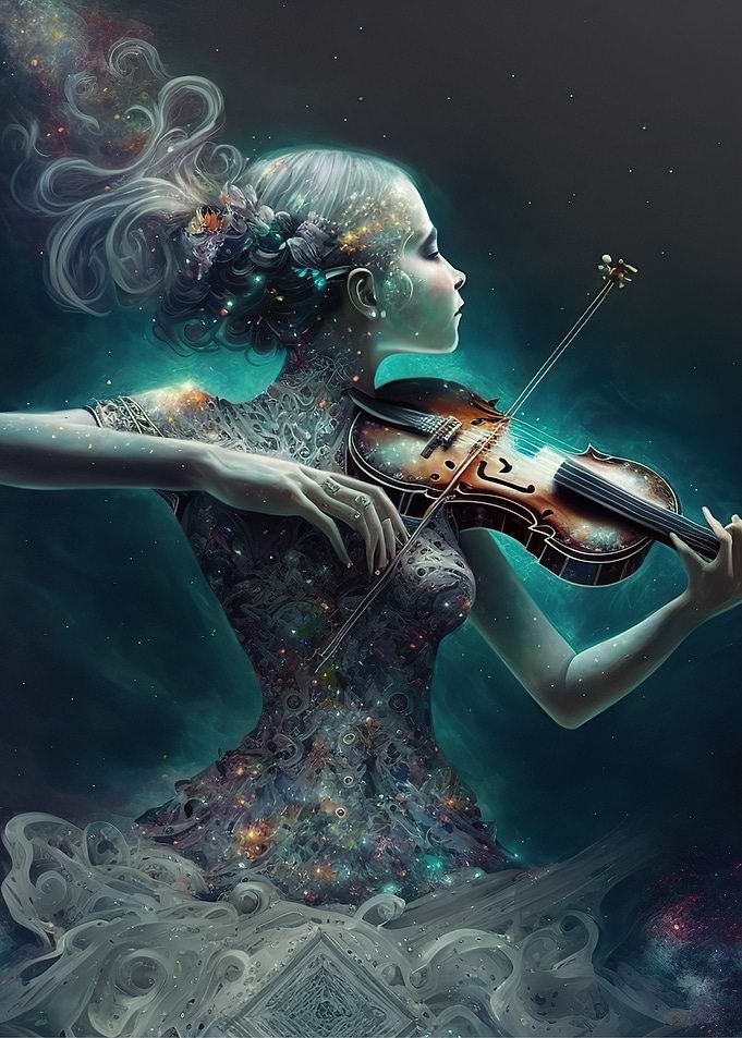 girl playing guitars