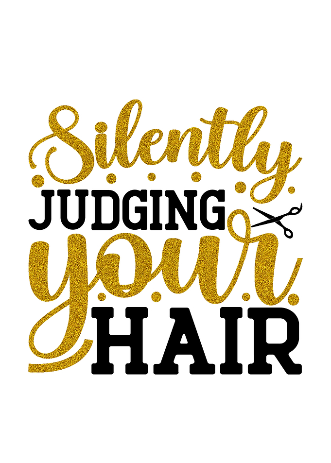 Silently judging your hair