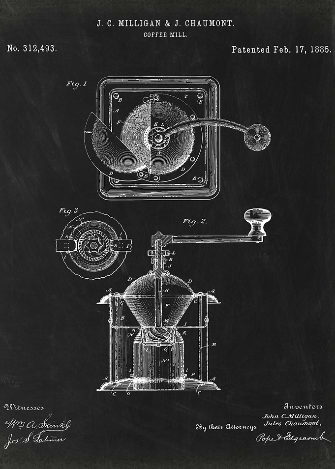 Coffee Mill patent