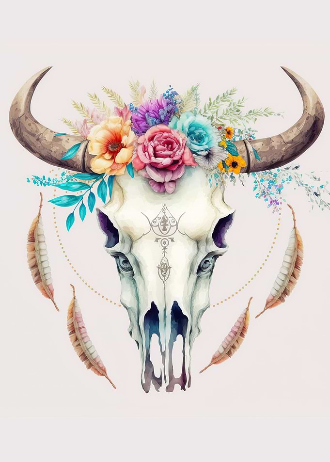 cow skull
