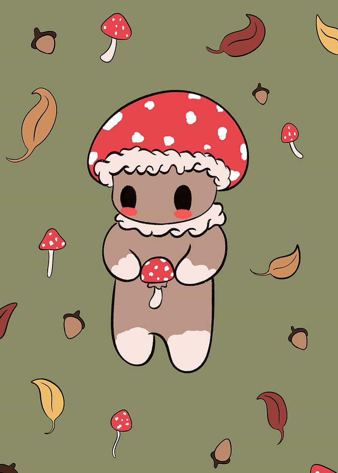 Cute Mushroom Dude